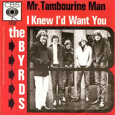 BYRDS  POSTER MR TAMBOURINE MAN. A3 Repro. Psychedelia. LIMITED PRICE! • £3.99