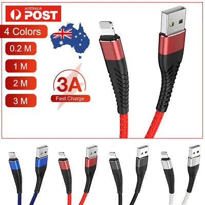 $7.99 • Buy USB Charging Charger Cable Cord Data For Apple IPhone 13 12 11 Pro Max XR 8 IPad