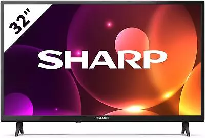 Sharp 32  HD Ready LED TV Freeview HD 3 X HDMI PVR - 1T-C32FA2KF2NB (2023) • £139.99