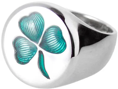 Shamrock Ring 925 Sterling Silver Hallmarked New From Ari D Norman  • £127.20
