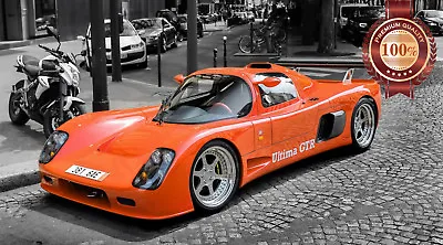 Ultima Gtr Super Car Sports Race Hyper Dream Photo Print Premium Poster • $51.34