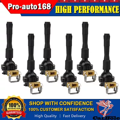 High Performance 6 Packs Ignition Coils For Bmw E46 E39 X5 E36 325 330 328 M3 M5 • $69.46