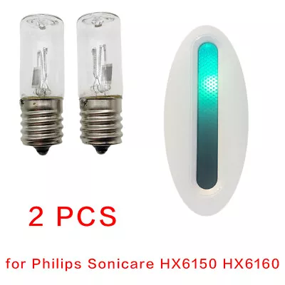 $12.19 • Buy 2x UV Germicidal Sanitizer Bulb For Philips Sonicare HX6150 HX6160
