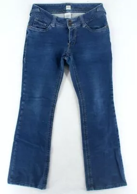 Vintage H2j Production Womens Mid Rise Double Stitch Bootcut Jeans Size 9 • $12.15