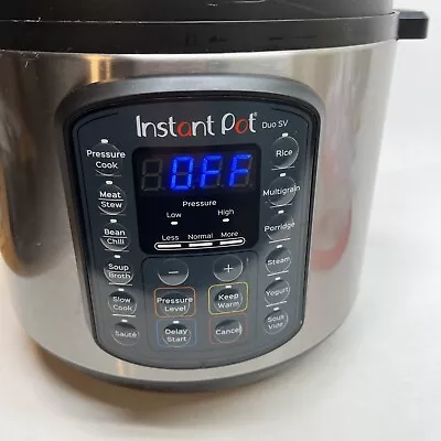 Instant Pot DUO 6 Quart 9-in-1 Electric Pressure Cooker  Stainless Steel Tested • $75