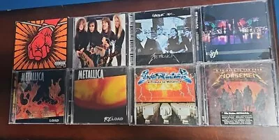 Metallica CD Lot Of 8 • $25