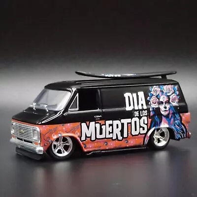 1971 71 Chevy Chevrolet Van G10 Dia De Los Muertos 1:64 Scale Diecast Model Car • $15.99