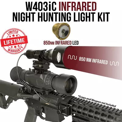 Wicked Lights W403iC Infrared Night Hunting Light Kit For Night Vision W2024 • $199.95