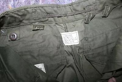 NOS USGI OD M1951 M1965 M65 Trousers Pants Sz XS Extra Small 1970s • $172