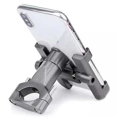 Phone Holder Handlebar Mount Bracket Titanium 360° For Motorcycle Bike Scooter • $19.69