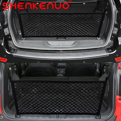 Envelope Style Universal Trunk Cargo Net Storage Organizer For Car Rear Bag Hook • $11.04