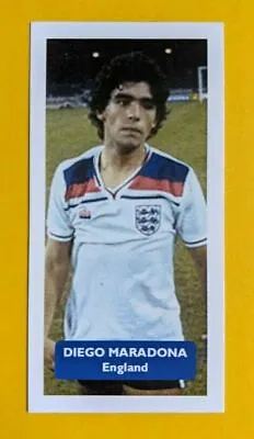 2009 Diego Maradona England - Argentina UK Soccer Card. Caplin & Rosetti Score • $24.99