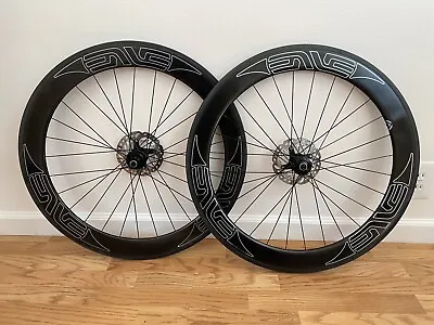 ENVE 65mm Carbon Disc Tubular Wheelset DT Swiss 240's 11-Speed LOW MILES • $845