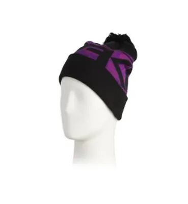 Oakley WANDERLUST POM Men’s Beanie Blackout Purple NWT OSFM • $24