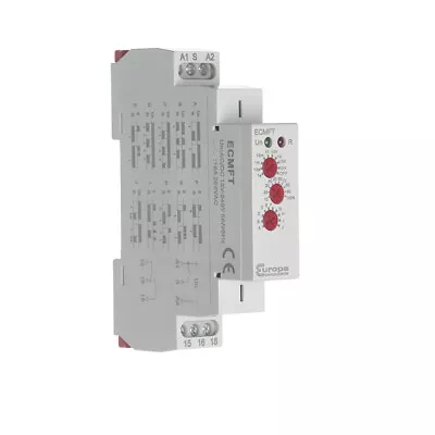 EUROPA ECMFT Multi-Function DIN Rail Timer SPDT AC/DC 12v - 240V 16Amp • £37.99