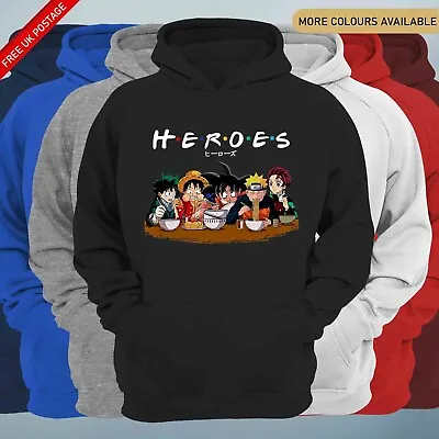 Anime Friends Naruto Goku Kids Men's Women Anime Merch Birthday Christmas Jumper • £14.99