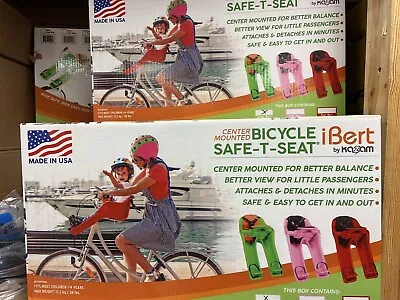 Kazam IBert Bicycle Safe-T-Seat Green Child Seat MAKE OFFER • $110