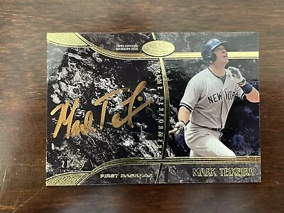 2016 Topps Tier One #pp-mt Mark Teixeira Auto Autographed Card /25 Bronze • $35