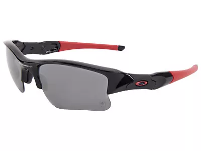 Oakley Flak Jacket XLJ Team Canada Sunglasses 24-406 Black/Black Iridium • $139.99