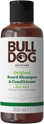 Bulldog Mens Skincare And Grooming Original 2-in-1 Beard Shampoo And 200ml • £6.02