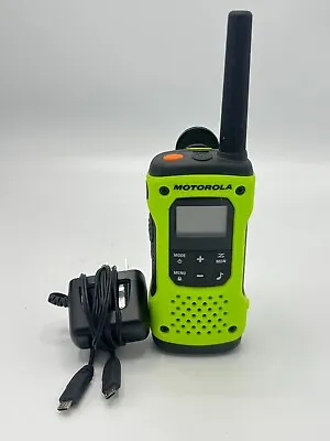 Motorola T600 Two-Way Radios Talkabout Neon Green Walkie Talkie • $75