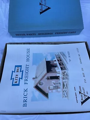 Berkshire Valley 802 O Gauge Brick Freight House Building Kit EX/Box • $104.99