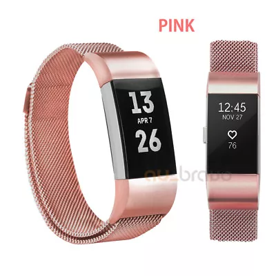 For Fitbit Charge 2 Band Metal Stainless Steel Milanese Loop Wristband Strap • $13.95