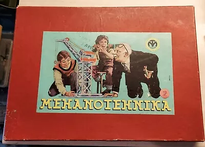 🔧VTG 1960's Mehanotehnika Metal Constructor Set No.2 Yugoslavia • $89.50