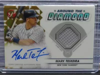 2023 Pristine Mark Teixeira Around The Diamond Gold Refractor Jersey Auto #/50 • $4.25