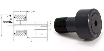 CFH12SB Enduro Cam Follower Bearing RBC H16LW Heavy Stud Sealed McGill CFH1/2SB  • $18.25