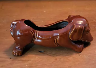 Porcelain Dachshund Planter Made In Occupied Japan • $19.95