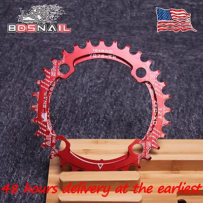 SNAIL 104BCD Narrow Wide 30-52T MTB Bike Single Chainring Fit SHIMANO/FSA Crank • $10.92