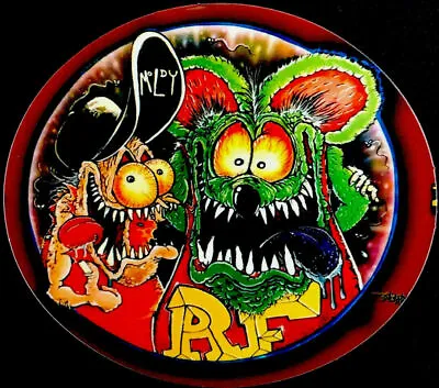 2-pack Rat Fink Rat Rod Hot Rod  Motorcycle Sticker Vintage  Racing   Guns • $4