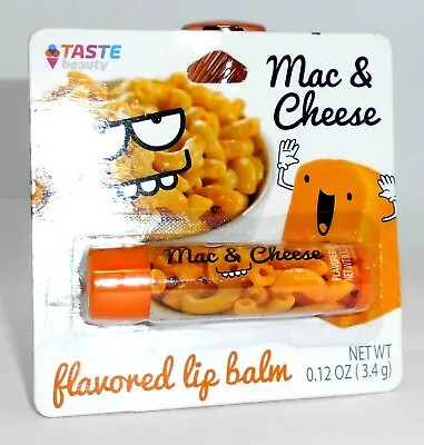 £2.93 • Buy Taste Beauty Flavored Lip Balm MAC & CHEESE New In Package
