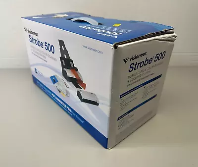 VISIONEER Strobe 500 Mobile Duplex Color Scanner + Dock Station 90-0533-20U/10U • $49.99