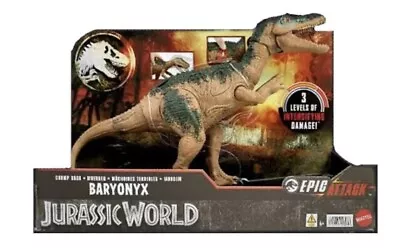 Jurassic World 2023 Epic Attack Chomp Back Baryonyx  4+ Brand New Stock In Shop • $72.90