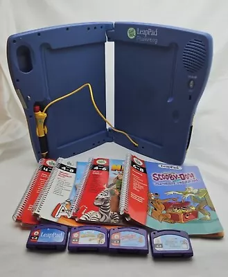 Leapfrog Leap Pad Learning System With 4 Books & Cartridges Maths English Scooby • £15.99