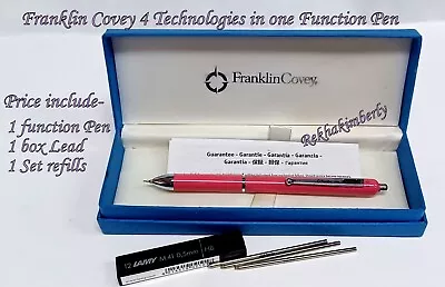 FranklinCovey Melbourne Pink 4 In 1 Function Ball Pen-3Cols & Pencil FC0040-4 • $16.90