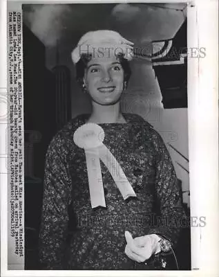 1959 Press Photo Miss America Lynda Lee Mead - Pip13332 • $16.99