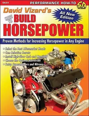 How To Build Horsepower By David Vizard (English) Paperback Book • £37.01