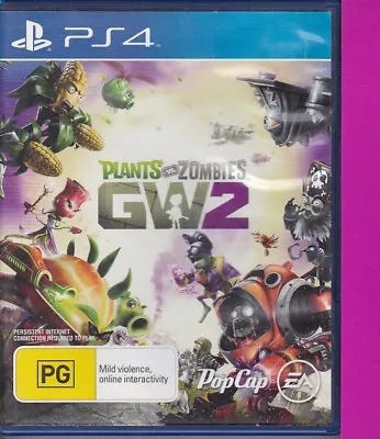 Plants Vs Zombies Garden Warfare 2 : PS4 (4BO Sony Playstation 4 Reg 4) GW2 🖥 • $14.95