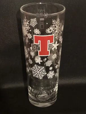 £19.95 • Buy Tennent's Lager CHRISTMAS SNOW Pint Glass (Home Bar / Pub) Scottish Scotland
