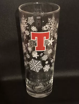 £19.95 • Buy Tennent's Lager CHRISTMAS SNOW Pint Glass (Home Bar / Pub) Scottish Scotland