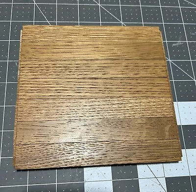 COLOR TILE Parquet Floor: 6 X6 X5/16  Dry Back Solid Oak Tile Honey Stain & Wax • $4.50