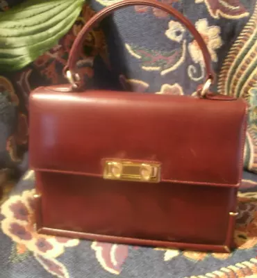 Michelangelo Florence  Italian Leather Oxblood Vintage Handbag (678) • $165
