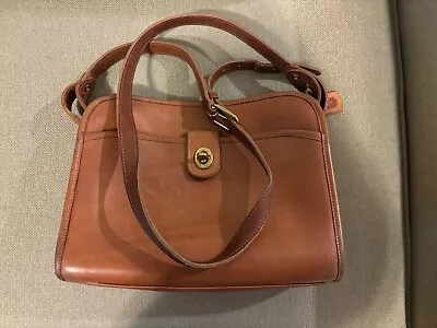 Vintage Laura Leather Shoulder Bag Saddle Tan With Coach Hangtag • $69.99