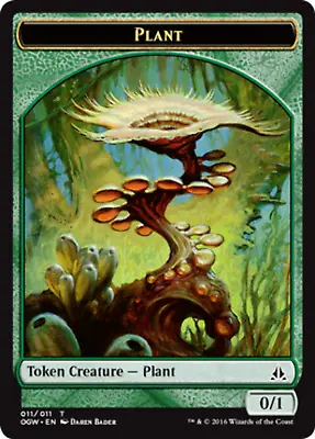 Plant Token Oath Of The Gatewatch - MTG • £0.99
