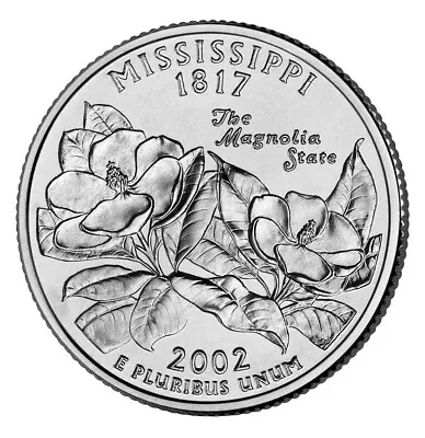 2002 D - Mississippi - State Quarter • $1.95