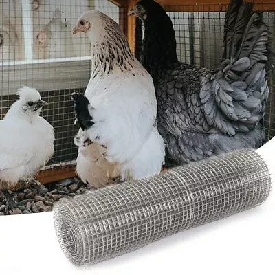 Chicken Coop Wire Fencing Wire Mesh Rodent Aviary Rabbit Cage Screen Mesh Fence • £7.95