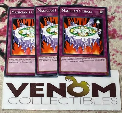 3x (M/NM) - Magician's Circle - YGLD-ENC37 - Common - Unlimited YuGiOh • $2.45